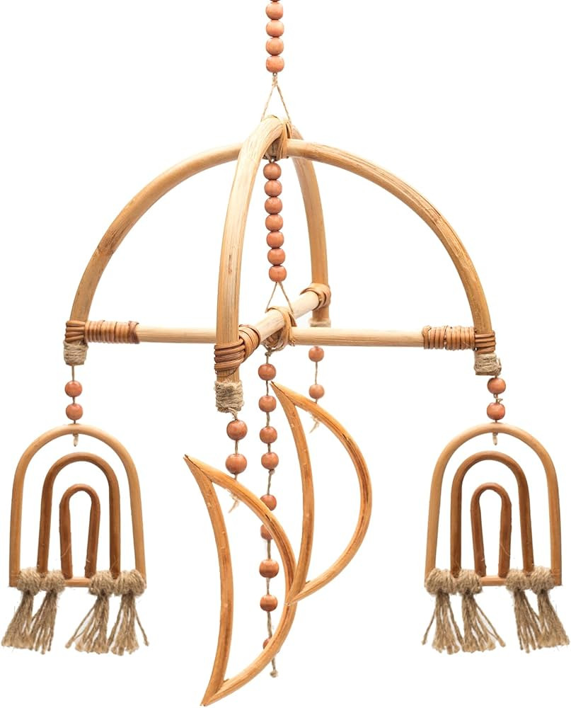 GLACIART ONE Baby Nursery Woodland Mobile for Crib | Gender Neutral Mobile Rainbow and Moon Theme... | Amazon (US)