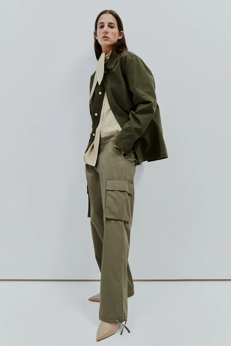 Twill cargo trousers | H&M (UK, MY, IN, SG, PH, TW, HK)