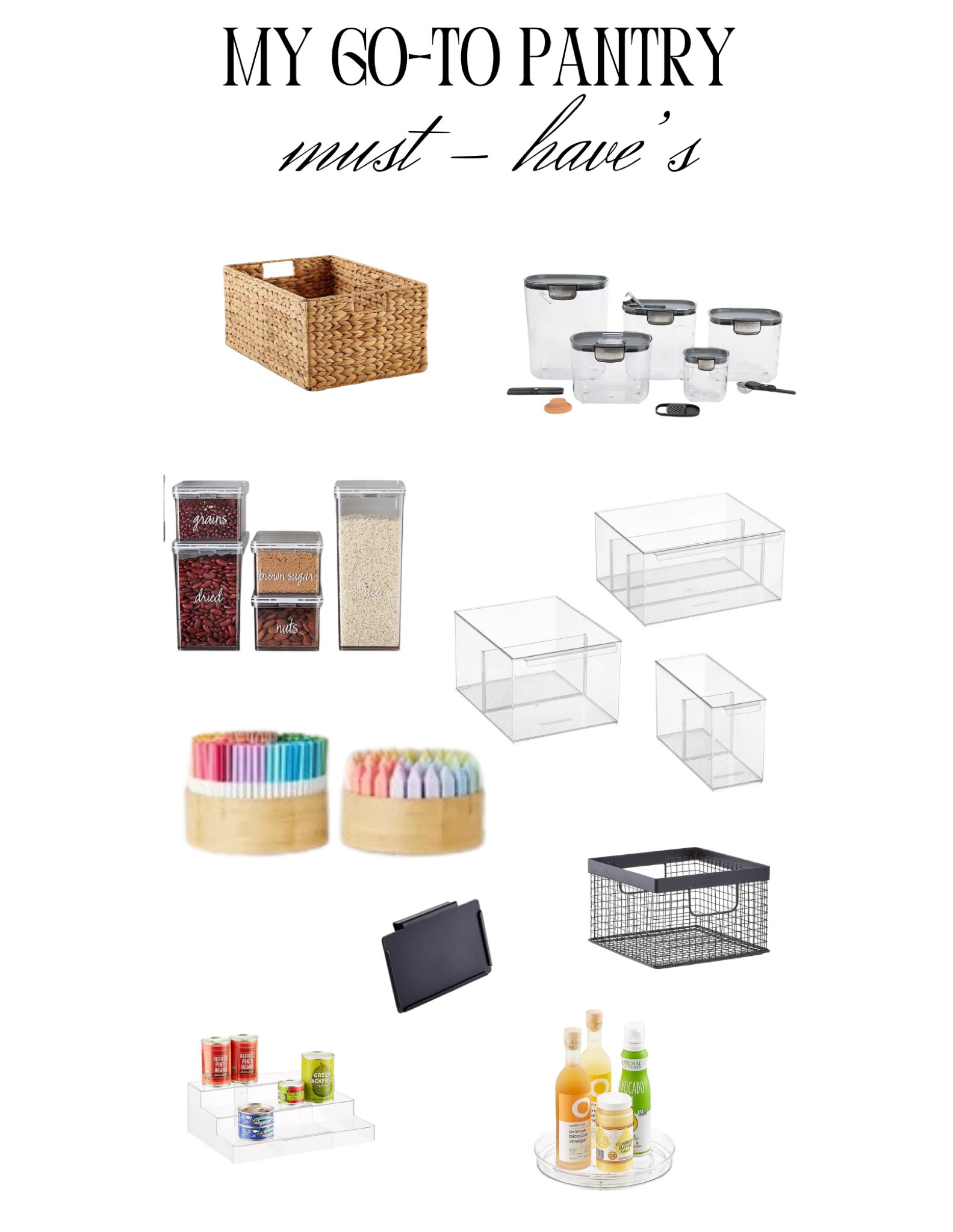 Whenever I organize a pantry, these are some of my must have’s, for keeping things structured and backstock in place! Love me an organized pantry!

#pantryorganization #momorganization