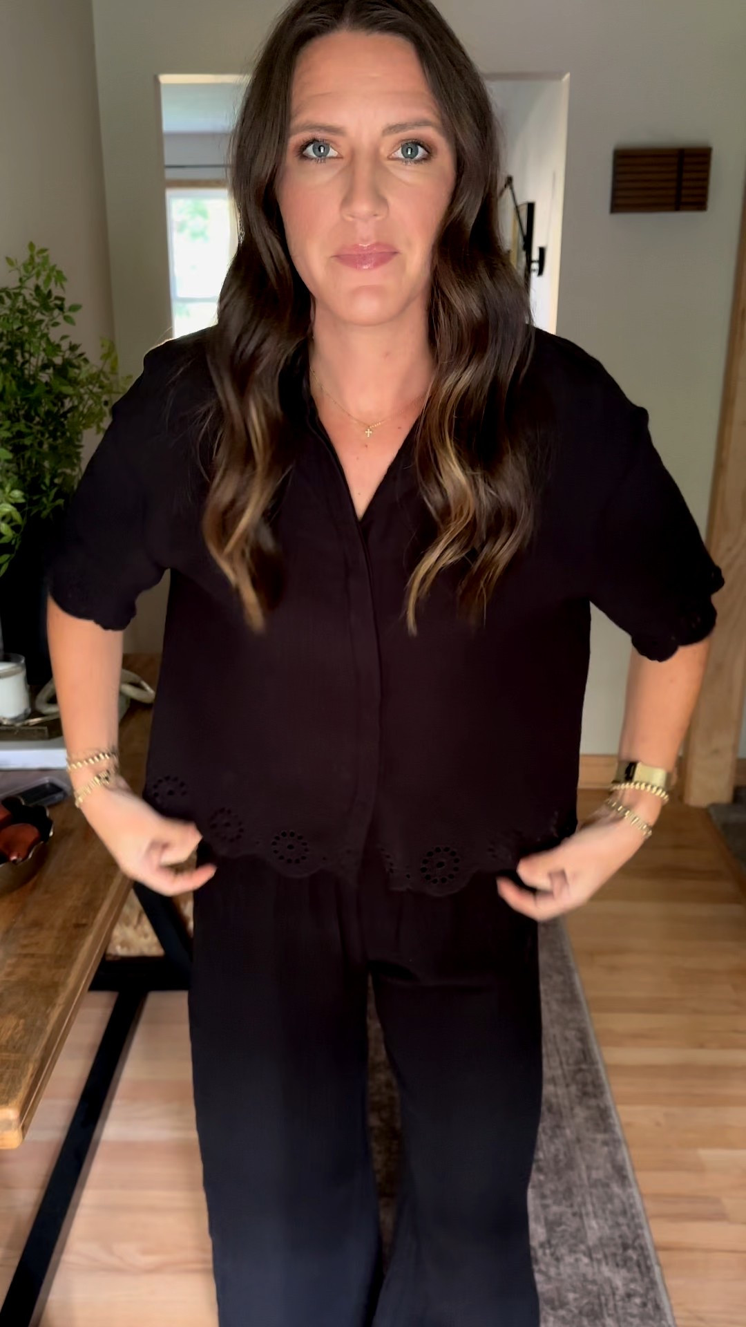 What I’m wearing to get Mexican food with Bry ❤️ Wearing a small. The top runs big. 
