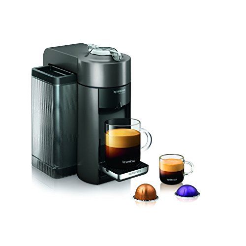 Nespresso GCC1-US-GM-NE VertuoLine Evoluo Deluxe Coffee and Espresso Maker, Graphite Metal | Amazon (US)