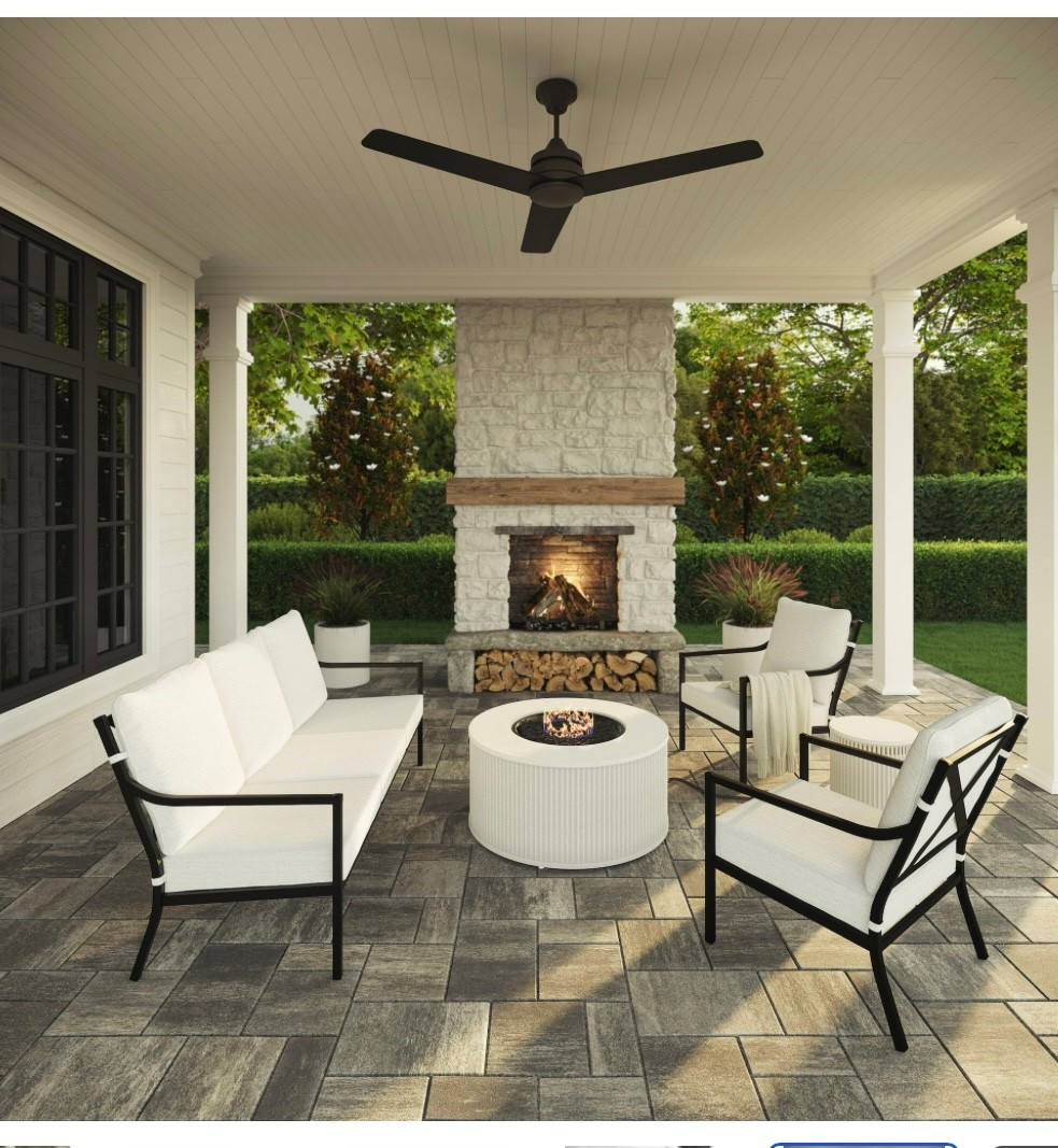 Beautiful outdoor patio furniture, and fire pit.  Patio decor ￼

#LTKSeasonal #LTKstorytime #LTKHome