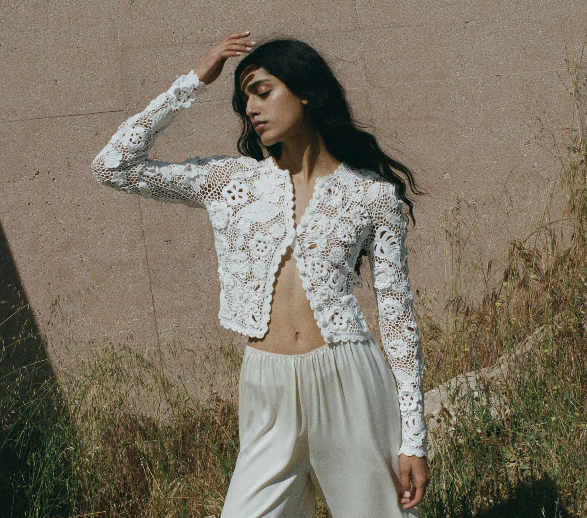 Alameda Cardigan - Pearl | DÔEN | DOEN