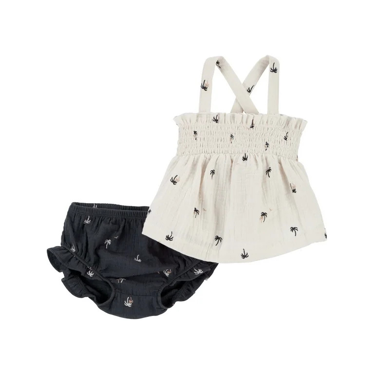 Carter's Child of Mine Baby Girl Outfit Set, 2-Piece, Sizes 0/3-24 Months | Walmart (US)