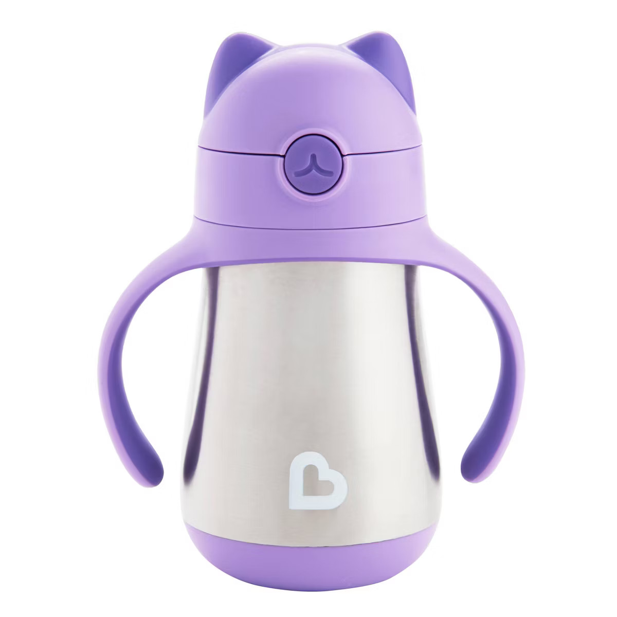 Munchkin Cool Cat Stainless Steel Straw Cup - 8oz | Target