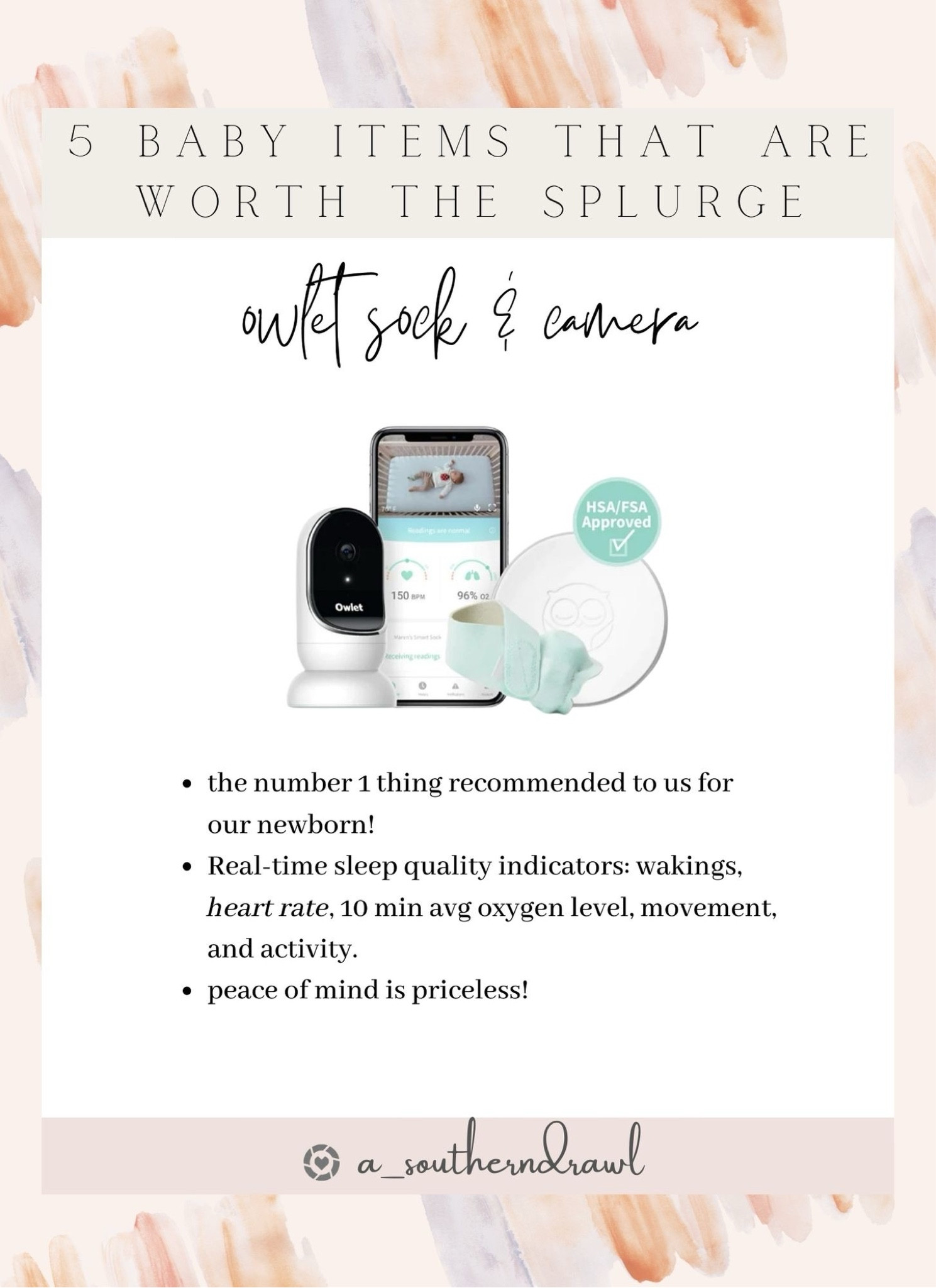 Newborn must have!!👶🤍  helps monitor sleep, breathing, etc! 

Owlet sock & camera, tummy time toy, piano toy for baby, newborn essentials, baby must haves, Kyte baby, footie pajamas, nursing pillow, new mom essentials, Grace White, A Southern drawl 

#LTKFamily #LTKBump #LTKBaby