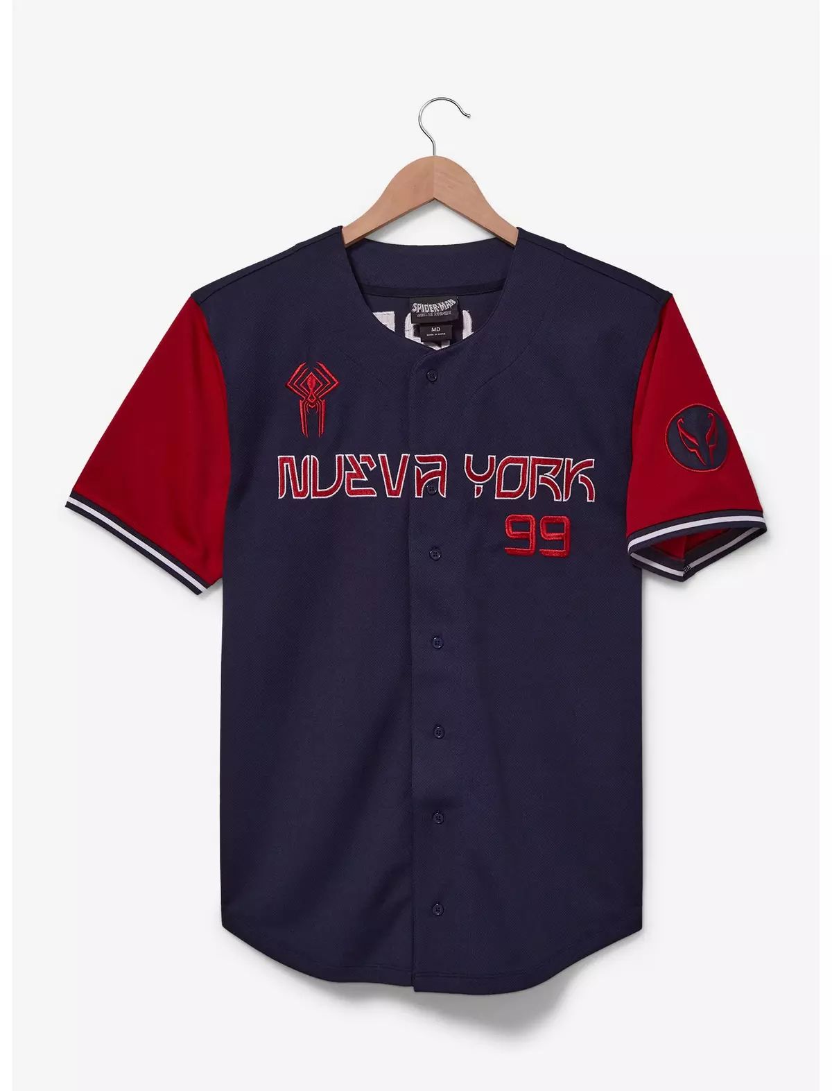 Marvel Spider-Man: Across the Spider-Verse Miguel O'Hara Baseball Jersey - BoxLunch Exclusive | BoxLunch