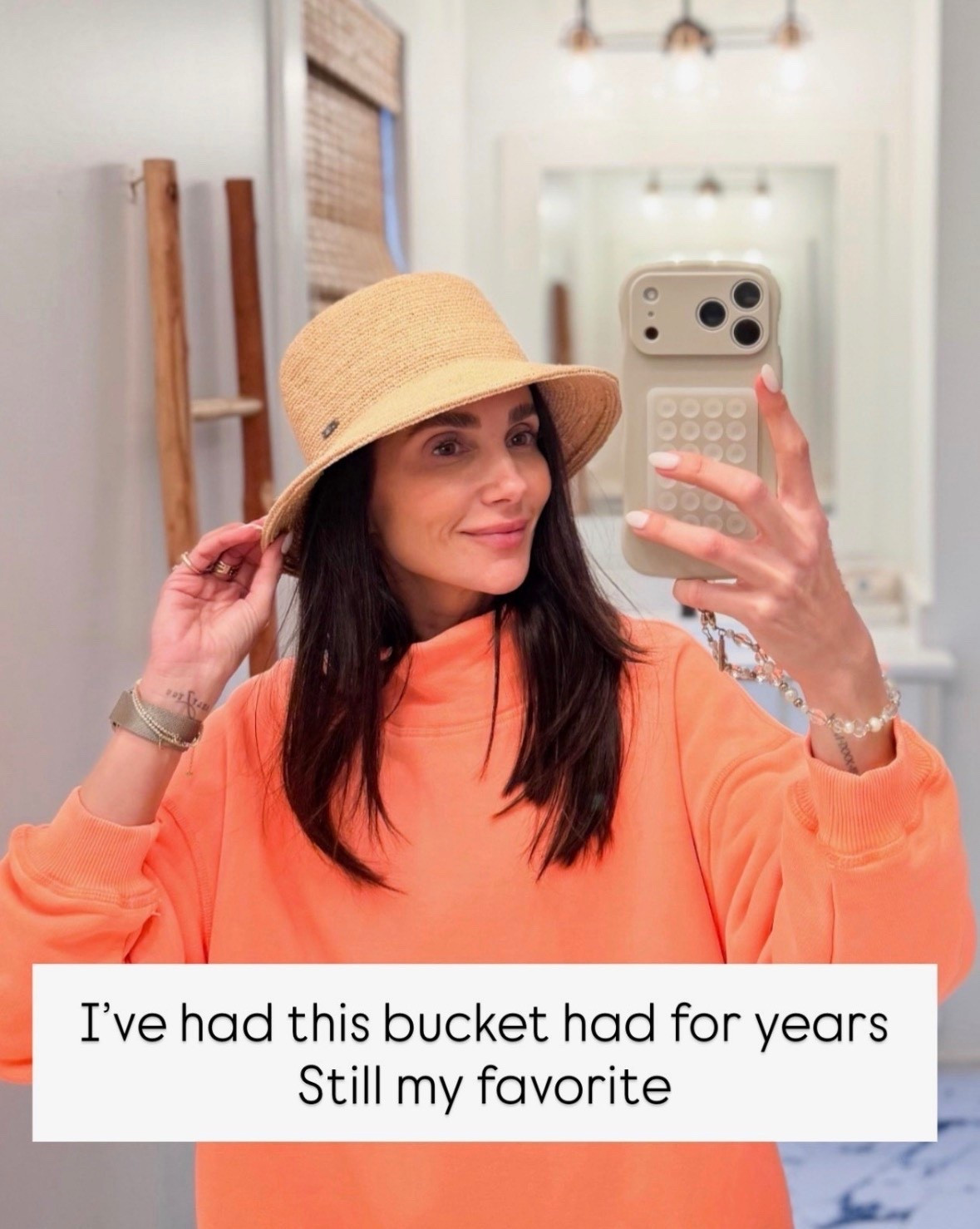 This bucket hat is one of those forever pieces I keep reaching for, it pulls every look together and is perfect for sunny days.

bucket hat, summer accessories, neutral style, everyday outfit, travel outfit, beach style, casual chic, wardrobe staples

#LTKSeasonal #LTKTravel #LTKootd