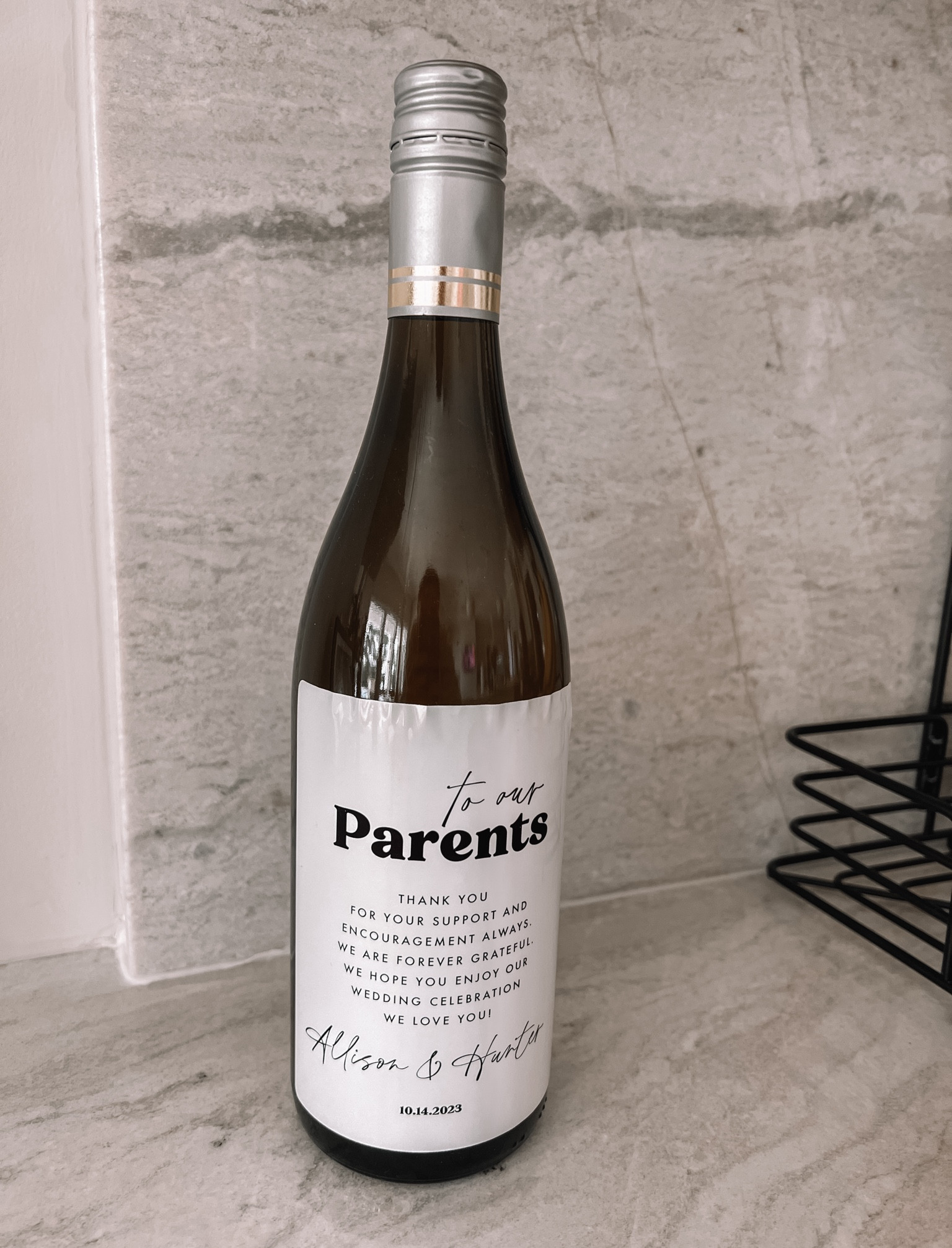 We got the cutest custom wine labels which made the best wedding gifts for our parents! I’ve also linked the other gifts we gave them! 🤍#LTKCyberWeek 

#LTKwedding #LTKGiftGuide