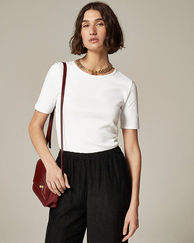 New perfect-fit short-sleeve T-shirt | J. Crew US
