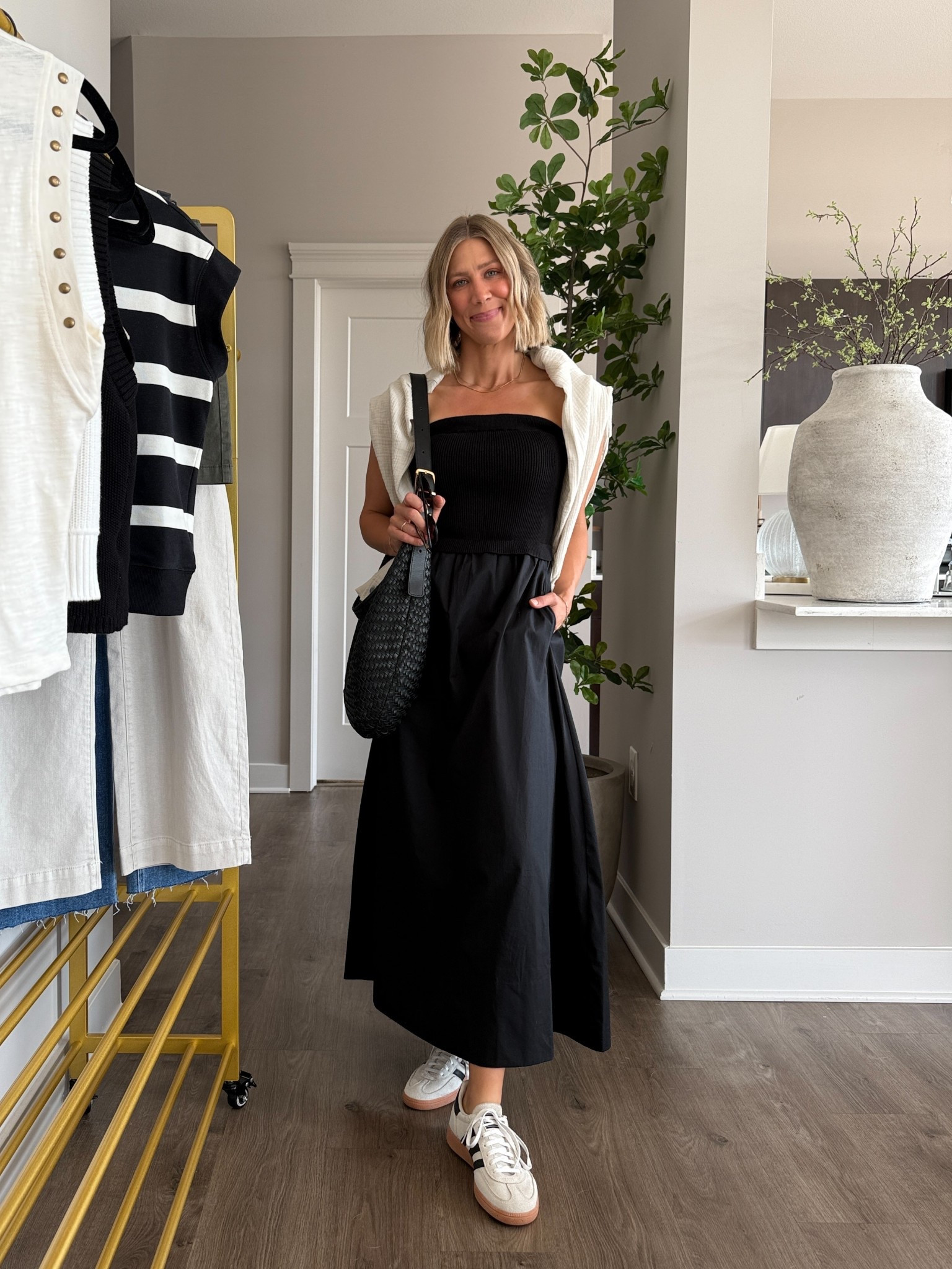 Wearing XS dress, small jacket 

@evereveofficial #everevepartner #everevestyle 

#LTKOver40 #LTKFindsUnder100 #LTKStyleTip