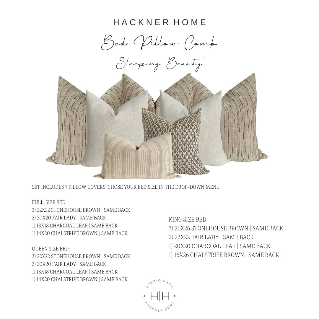 Bed Pillow Combo 'Sleeping Beauty' | Hackner Home (US)