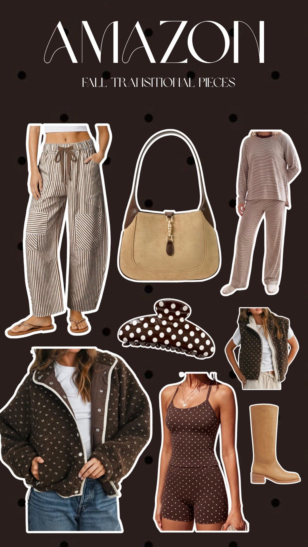 Amazon Fall Looks For Less // Brown // Matching Set // Suede // Workout Set

#LTKootd
