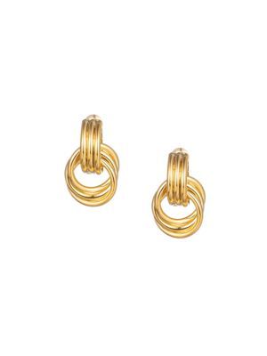 Luxe Lisa 24K Goldplated Drop Earrings | Saks Fifth Avenue OFF 5TH