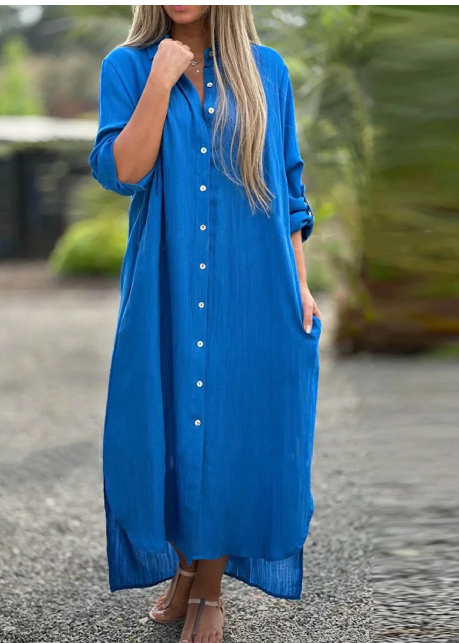 Great linen dress.  
