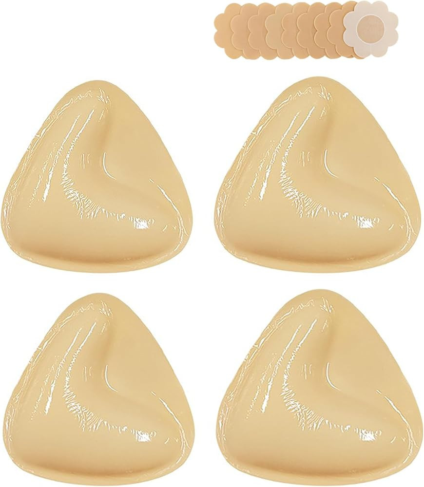 2024 Newest Ultra Boost Inserts Double-Sided Adhesive Pads Sticky Bikini Padding Inserts for Spor... | Amazon (US)