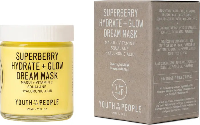 Superberry Hydrate + Glow Dream Overnight Face Mask | Nordstrom