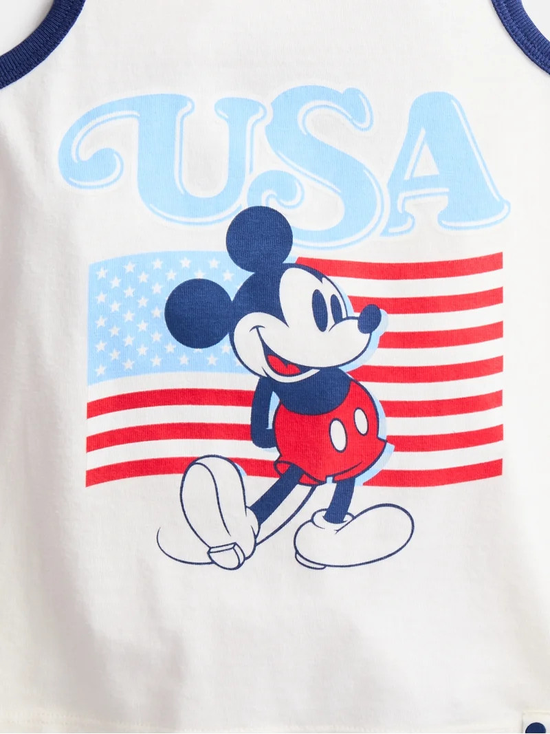 Disney Toddler Boys Mickey USA Graphic Tank Top, Sizes 12M-5T | Walmart (US)