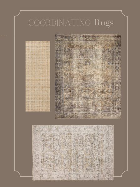 Coordinating rugs for open concept home! 



#LTKhome