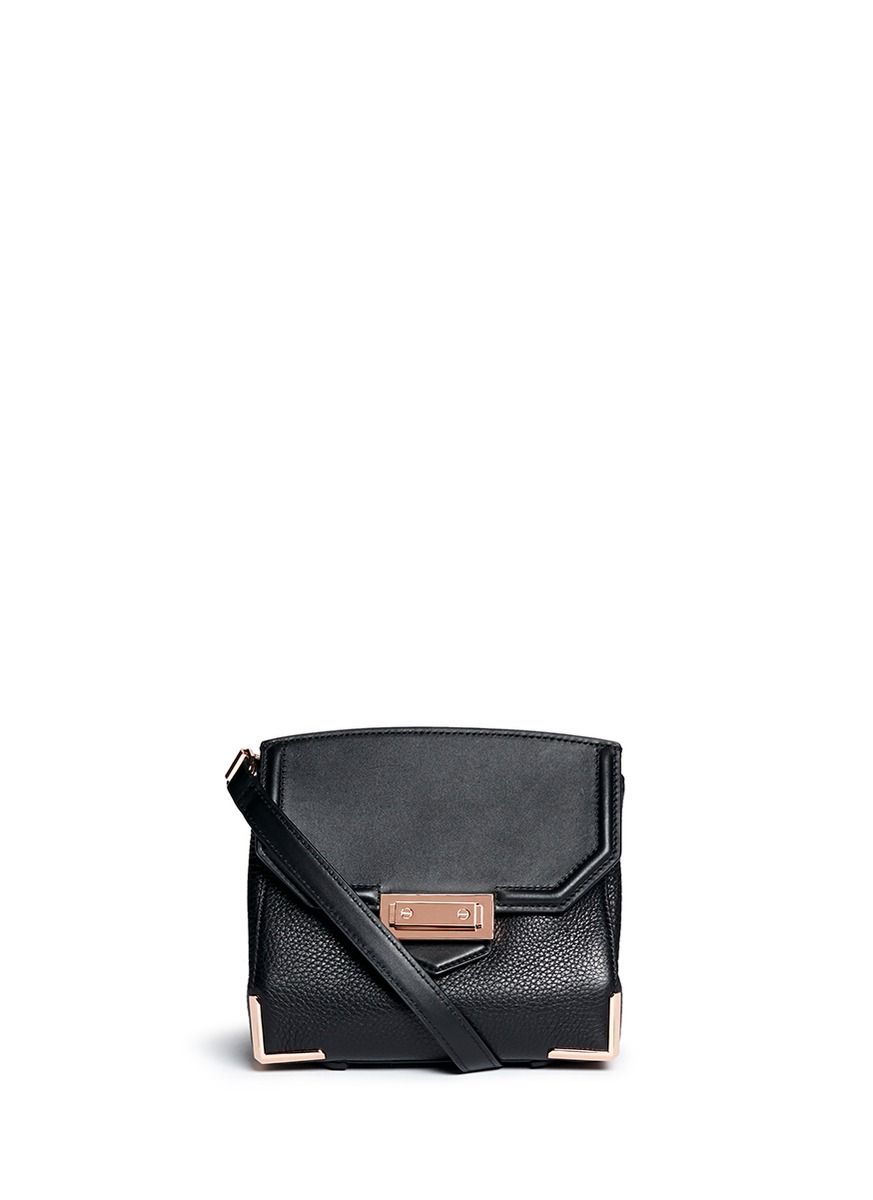 'Marion' grainy leather crossbody bag | Lane Crawford (Global)