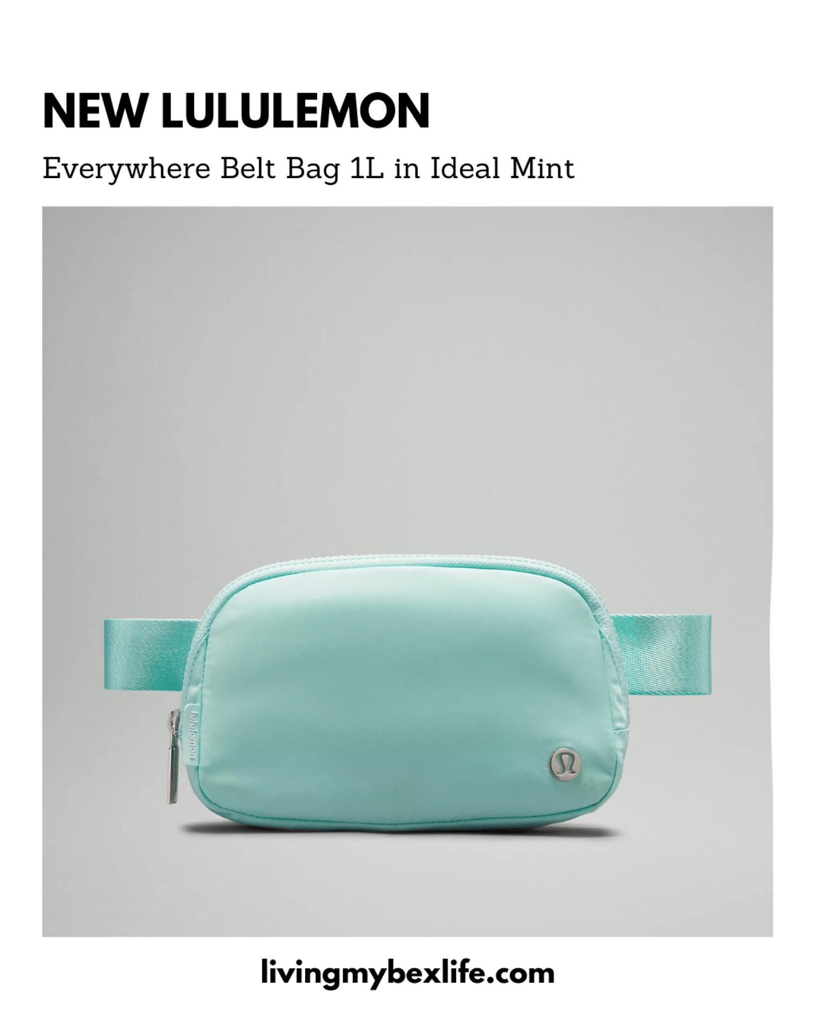 lululemon Everywhere Belt Bag in Ideal Mint 

#LTKU #LTKFindsUnder50 #LTKItBag