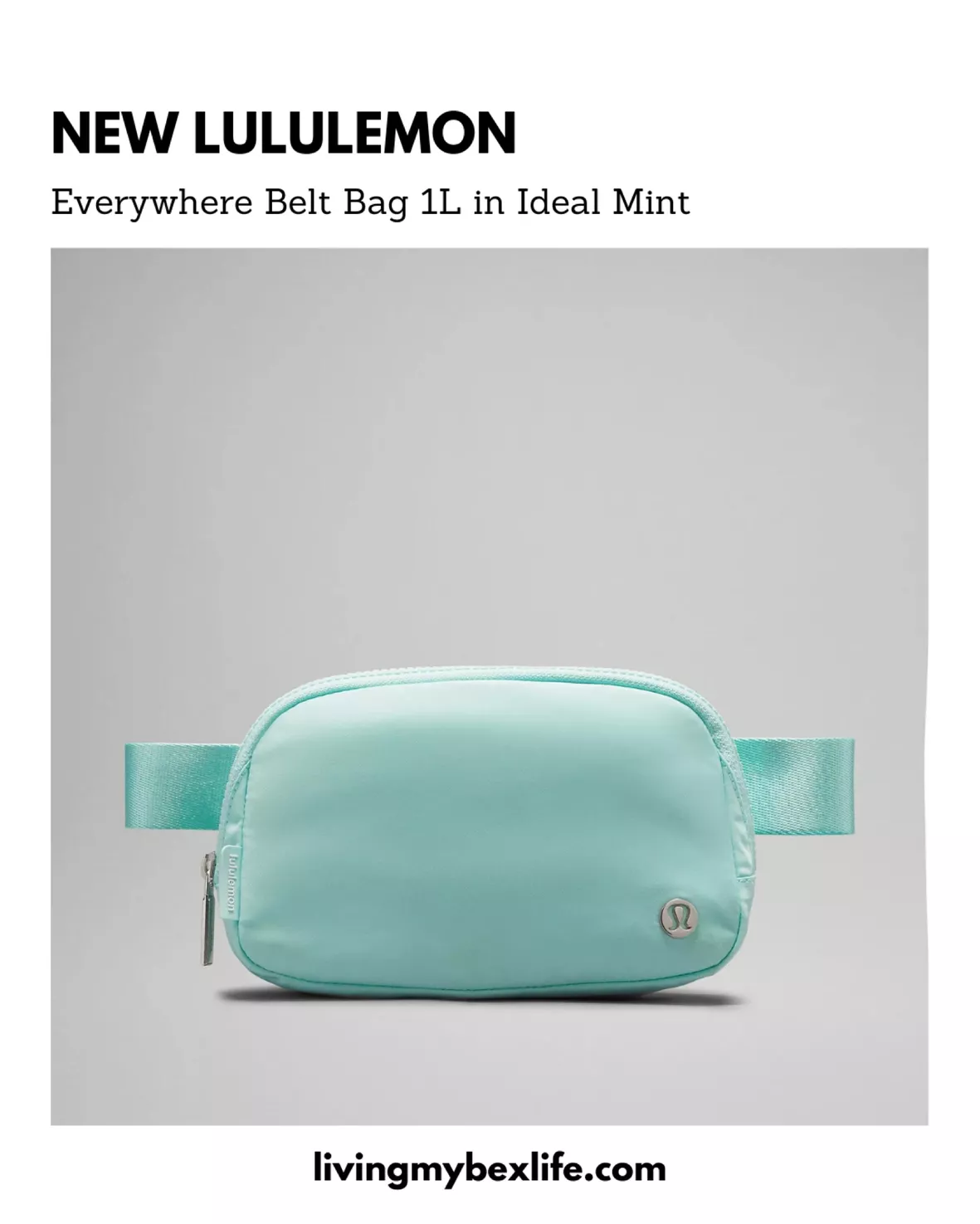 lululemon belt bag teal Athletica Everywhere 1L (Tidewater Teal) Adjustable Strap Can't find a Lululemon Belt