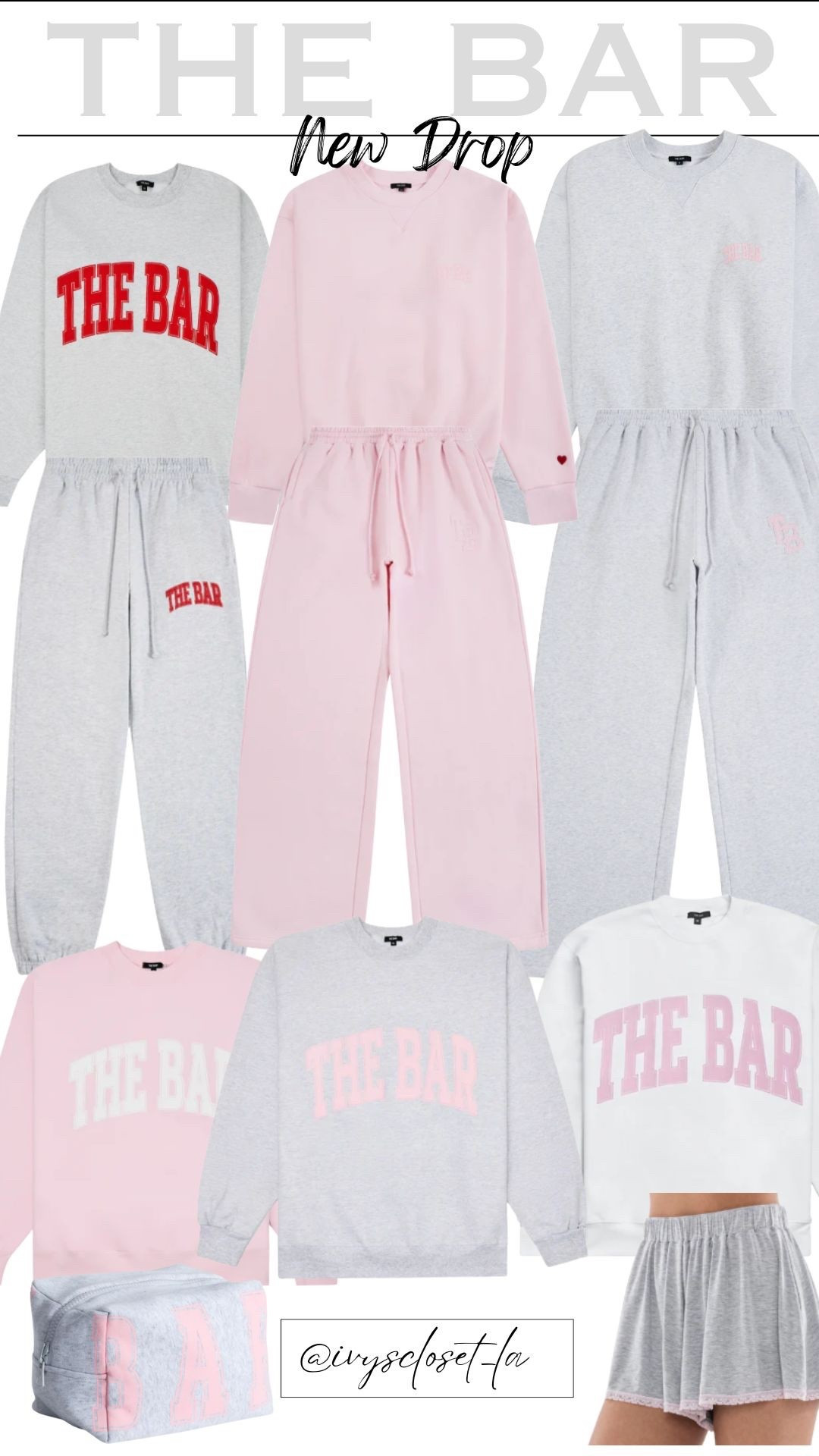 The Bar sweatshirts and sweatpants new drop for Valentine’s 

#LTKActive #LTKTravel #LTKValentine