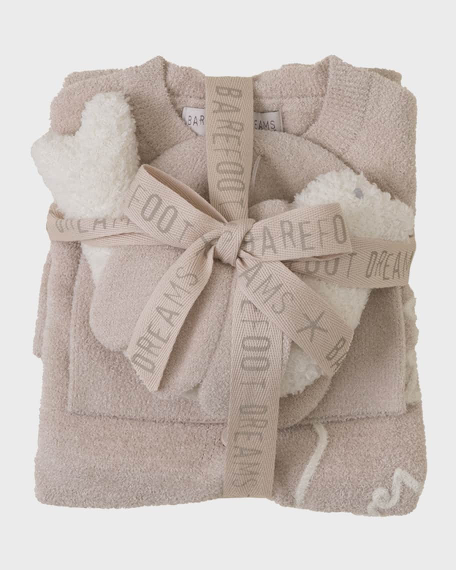 Barefoot Dreams Kid's CozyChic Prayer Baby Love Dove Set, Size 3M-18M | Neiman Marcus