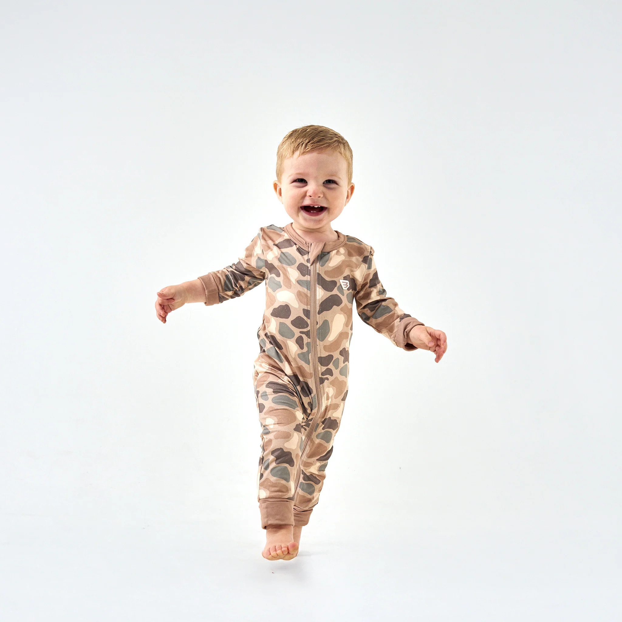 Pintail Camo Baby Zip Up | Duck Hunting Infant Gift | BURLEBO | BURLEBO