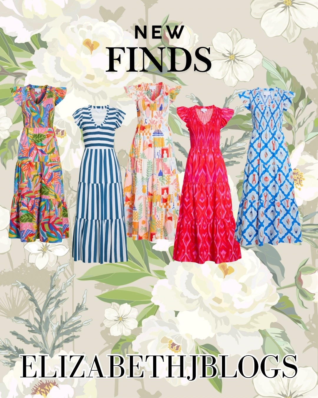 Summer dresses. Vacation outfit