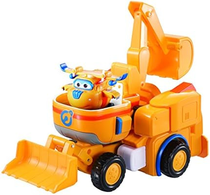 Super Wings - Donnie's Dozer | Transforming Toy Vehicle Set | Includes Transform-a-Bot Donnie Fig... | Amazon (US)
