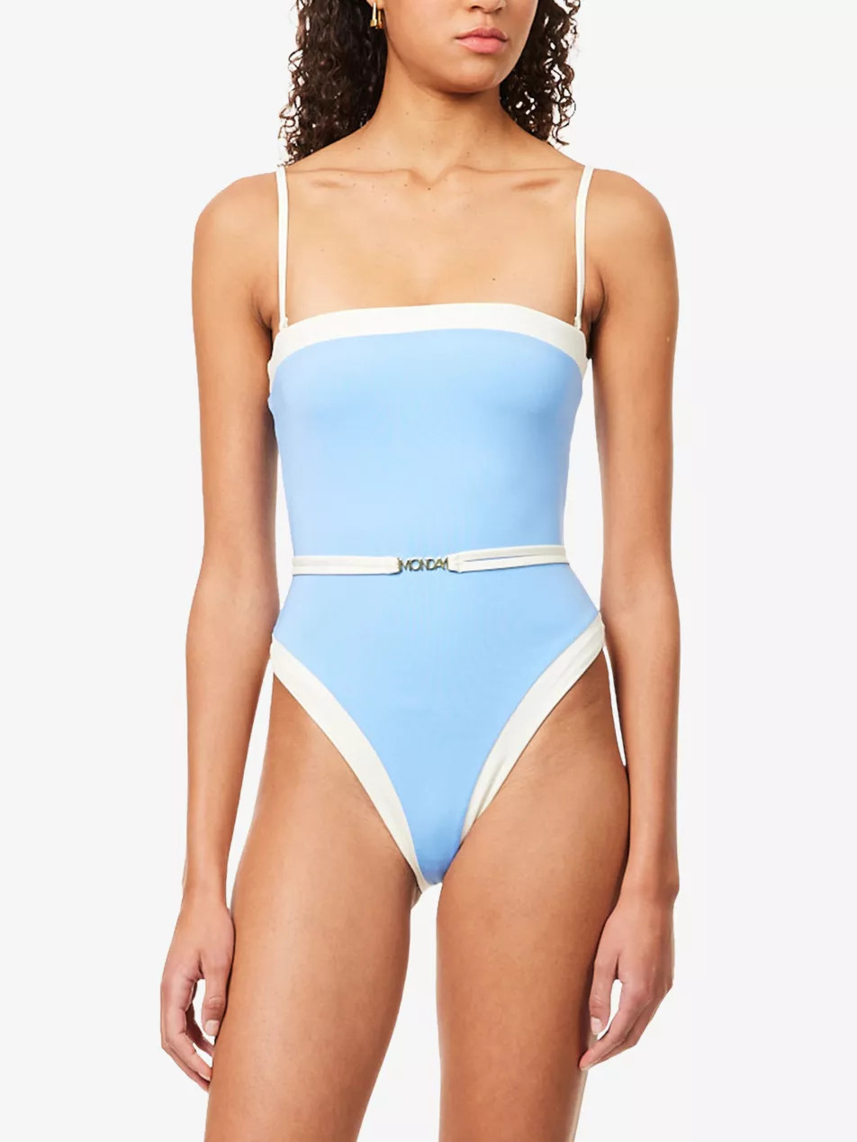 Miami One Piece Bandeau Swimsuit | Selfridges