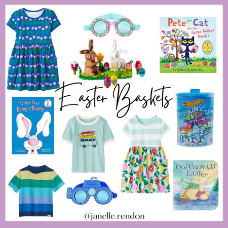 Easter basket ideas for boys and girls. Easter books, spring dresses and t-shirts and toys! 

#LTKSeasonal #LTKunder50 #LTKfamily