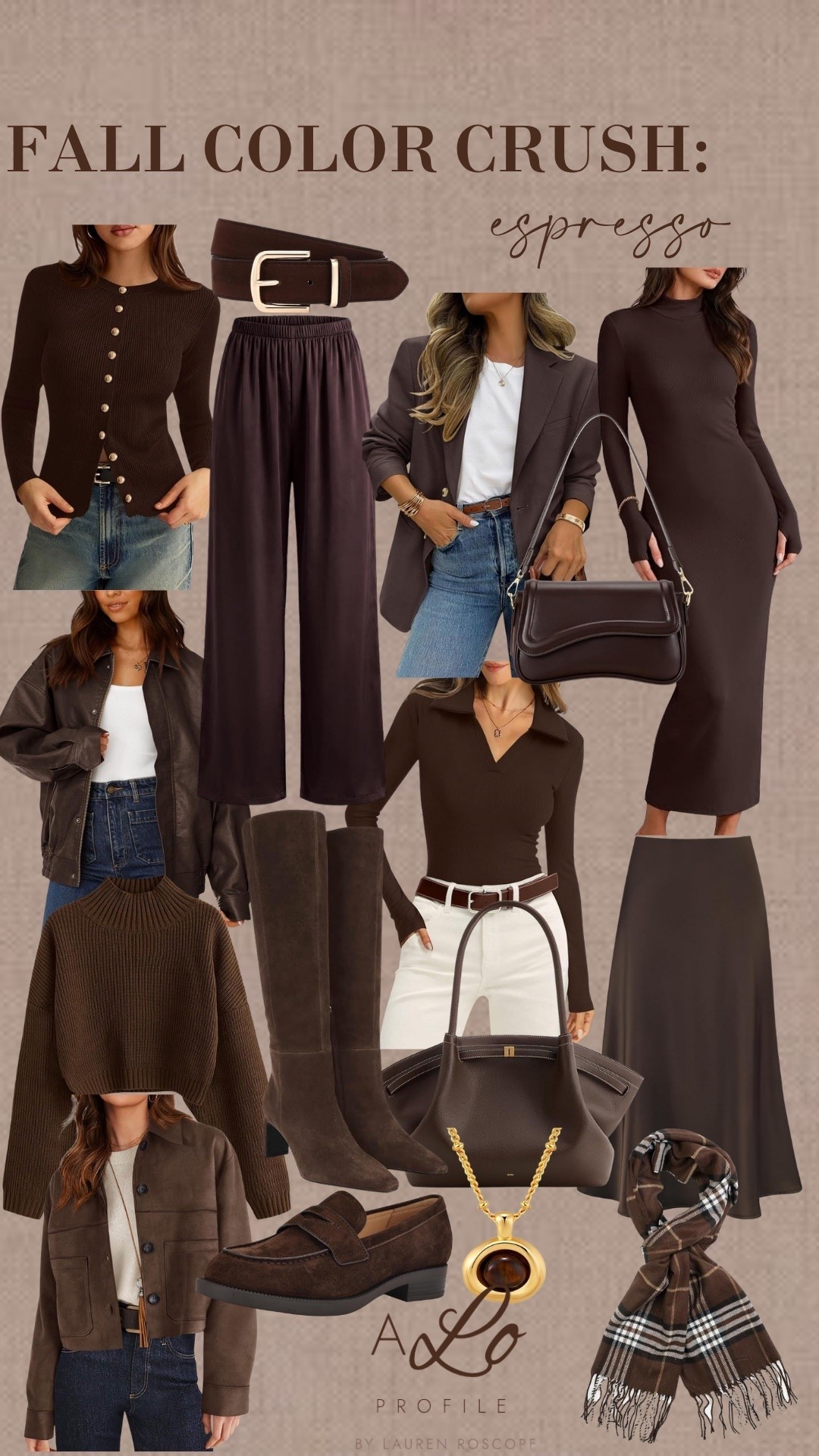 Amazon Fall Color Crush: Espresso // fall outfit, fall fashion, fall style, fall transition, transitional fall outfit, fall collection, fall outfit ideas, fall inspo, fall wardrobe, outfits for fall, trending fall colors, fall color trends