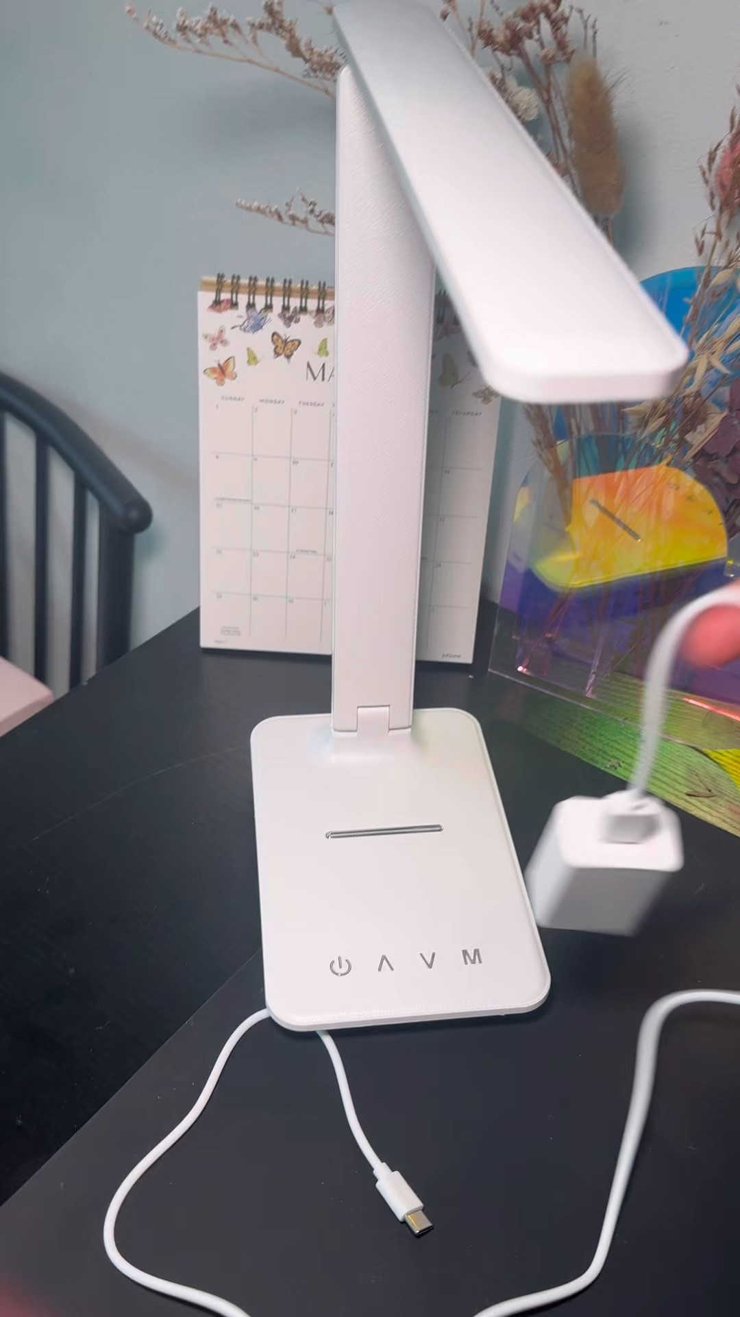 LED Portable Bright Rechargeable Desk Lamp, 4000mah Dimmable Touch Battery Operated Eye-friendly Desk Light With Charger, Adjustable Modern Cordless Table Lamps For Office Home Nail Craft Puzzle White

#LTKHome