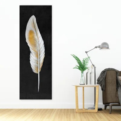 Feather - Hygge Black Canvas for Cozy Home Decor | Wayfair North America