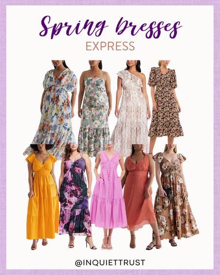Try these fun and cute spring dresses from Express!

#fashionfinds #springoutfit #maxidress #outfitidea

#LTKstyletip #LTKU #LTKSeasonal