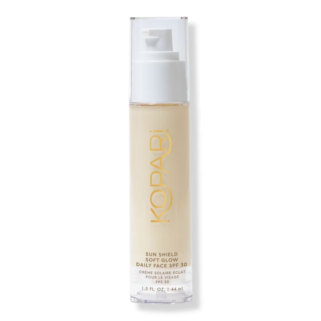 Kopari's Sun Shield Soft Glow Daily Face SPF 30 provides broad spectrum UVA/UVB protection while ... | Ulta