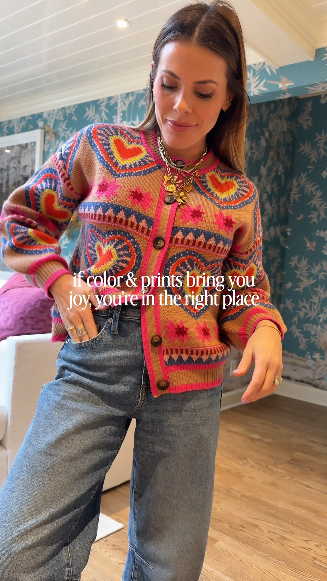 I love this Boden cardigan so much — wearing a small in the sweater & 25 short in the jeans (they run really big!) 

#LTKPetite #LTKValentine