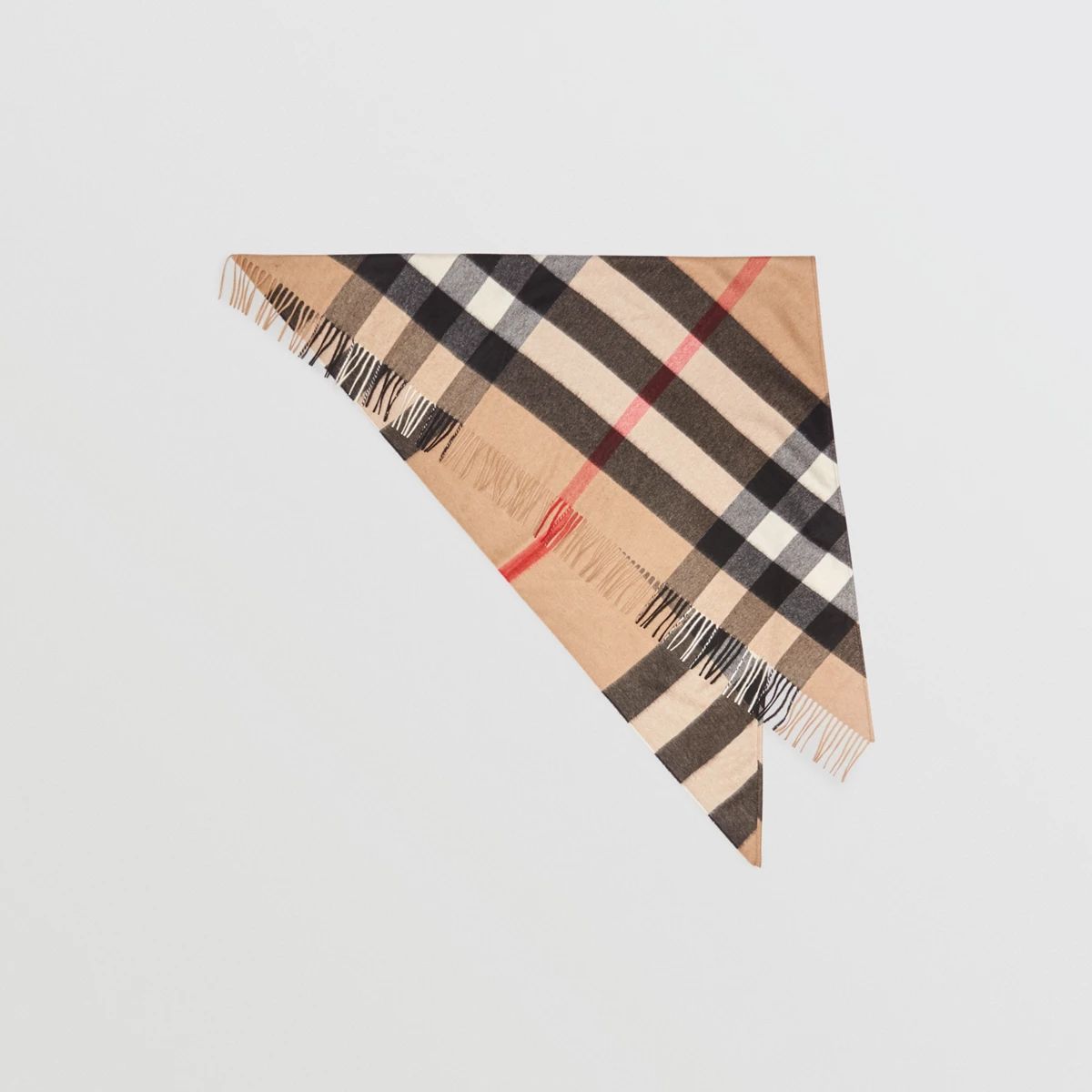 The Burberry Bandana in Check Cashmere, Brown | Burberry (US)