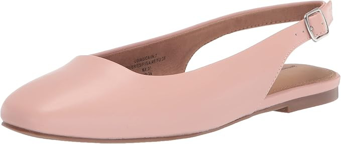 Amazon Essentials Women's Square Toe Slingback Flat | Amazon (US)