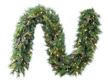 Aspen Garland - Battery Operated with Dual Color Lights (9') | Amazon (US)