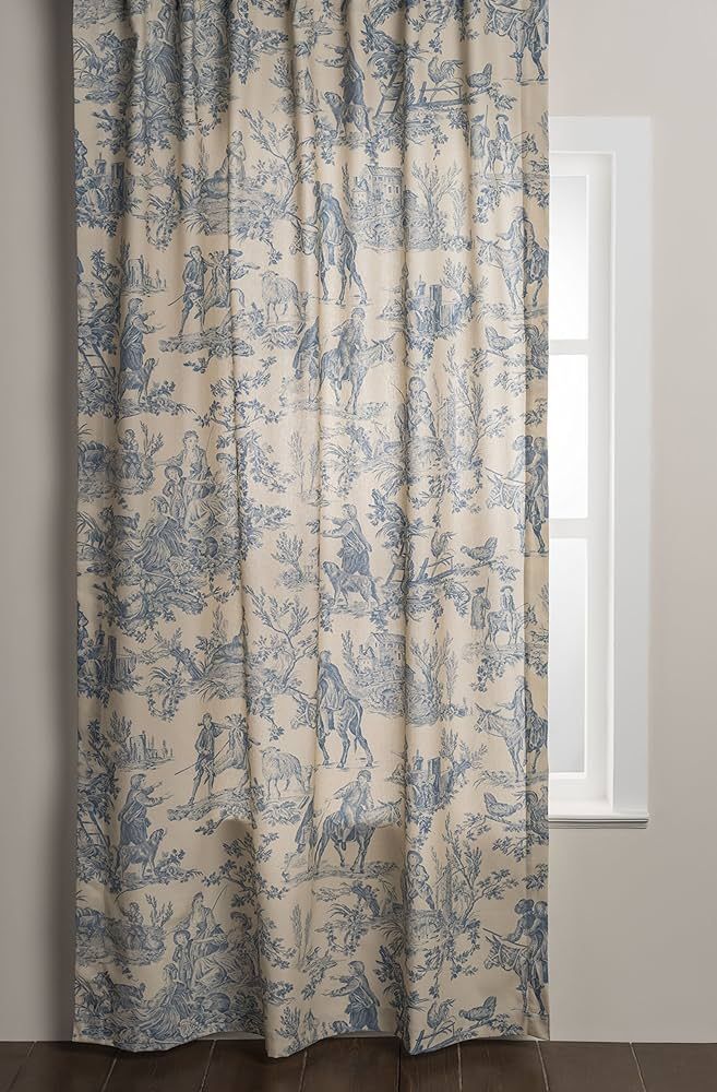 Maison d' Hermine Curtains 100% Cotton Curtain Single Panel Easy Hanging with a Rod Pocket & Loop... | Amazon (US)