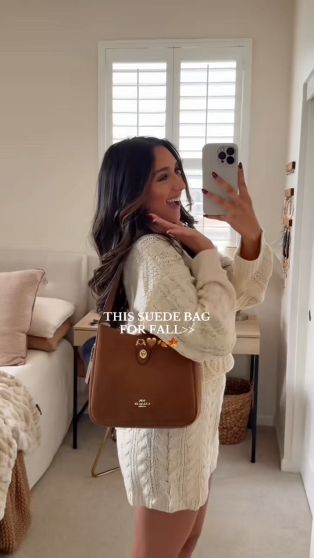 My favorite fall bag restocked!! 🫶🏽🤎🍂 @Coach linked in my LTK!💌#fypシ゚viral #coachbag #coachhadley #fypシ #falloutfits  