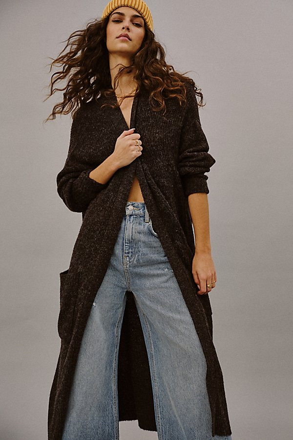 BB Cardigan by Free People, Charcoal, XS | Free People (Global - UK&FR Excluded)