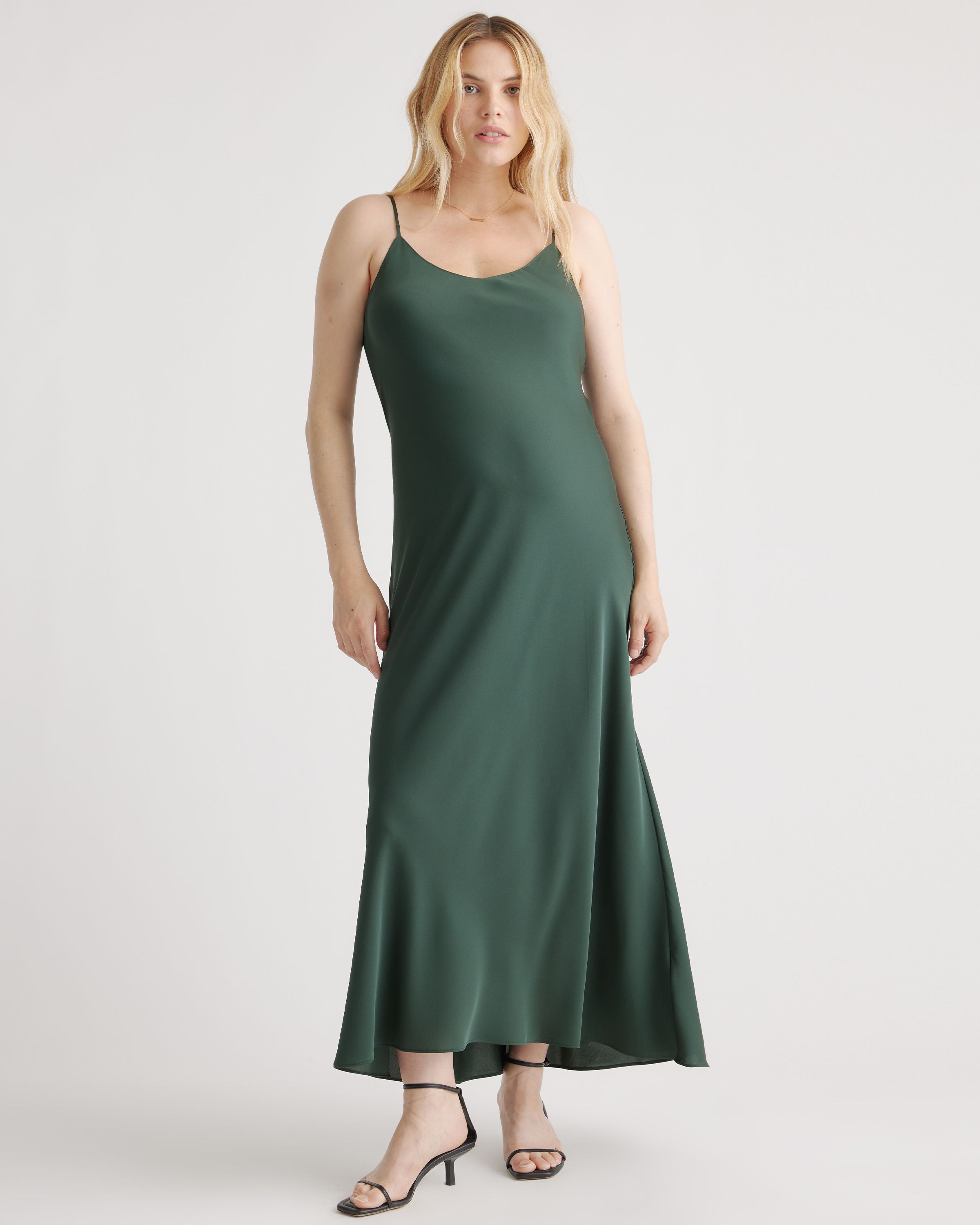 Washable Stretch Silk Maternity Slip Dress | Quince