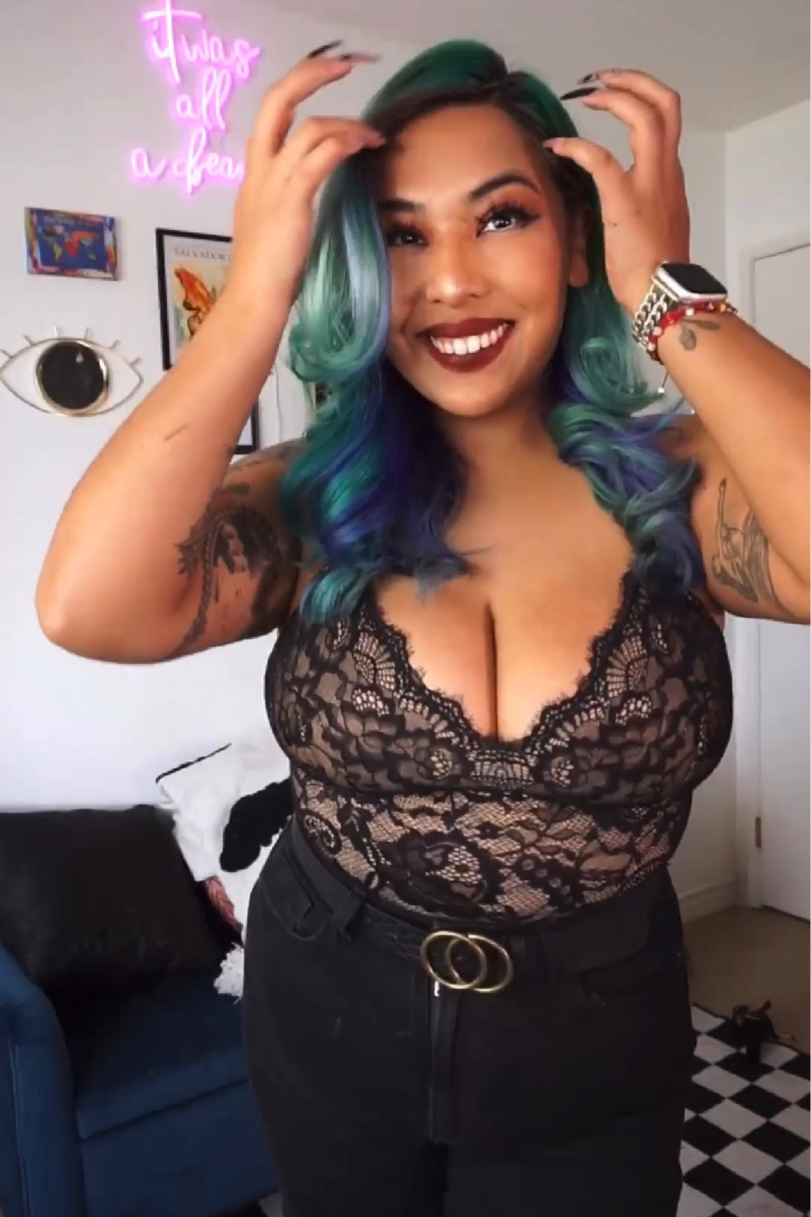 Edgy midsize outfit idea | use code CYNTHIA for $$ off the popilush site 

#LTKstyletip #LTKSeasonal #LTKmidsize