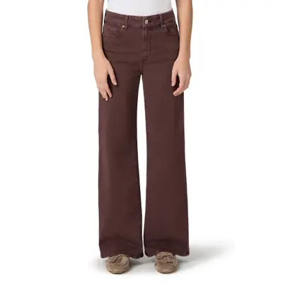 PAIGE Anessa High Waist Ankle Wide Leg Jeans in Vintage Wild Mulberry at Nordstrom, Size 31 X 31 | Nordstrom