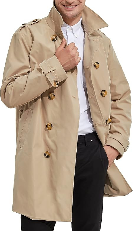 Orolay Manteau Classique Décontracté à Boutons pour Homme en Automne | Amazon (FR)