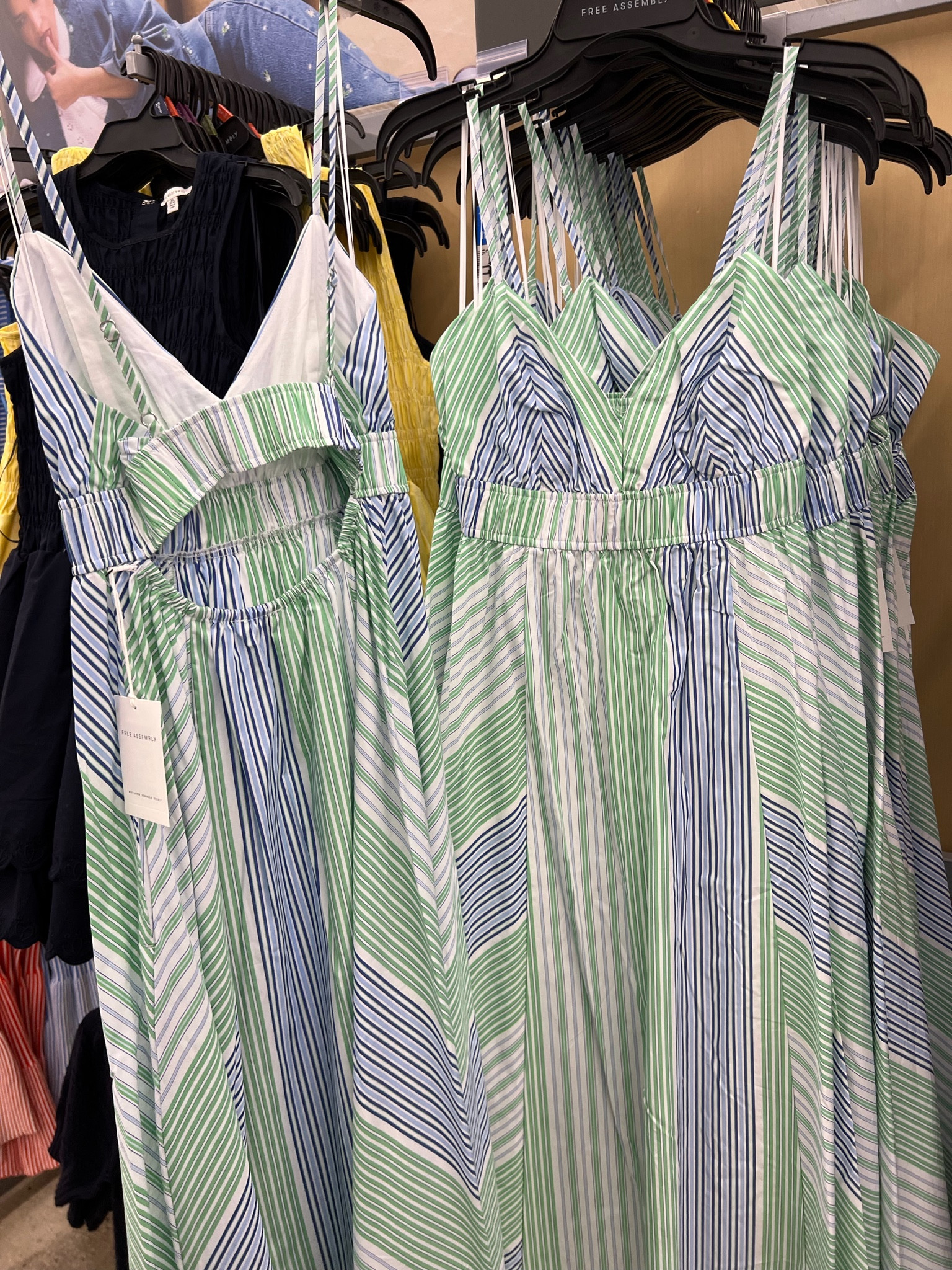 Spaghetti strap midi dress with back cutout, high end look and feel! At Walmart